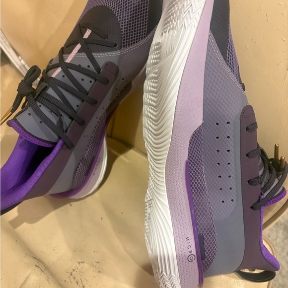 Under Armour Purple Athletic Shoes - Picture 4 of 6